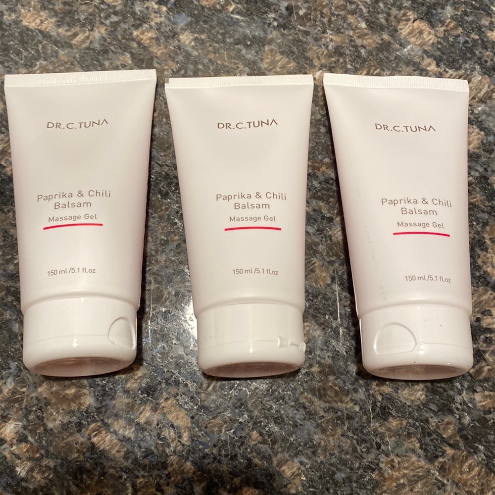 (One each $15) Paprika & Chili Balsam Dr. C Tuna